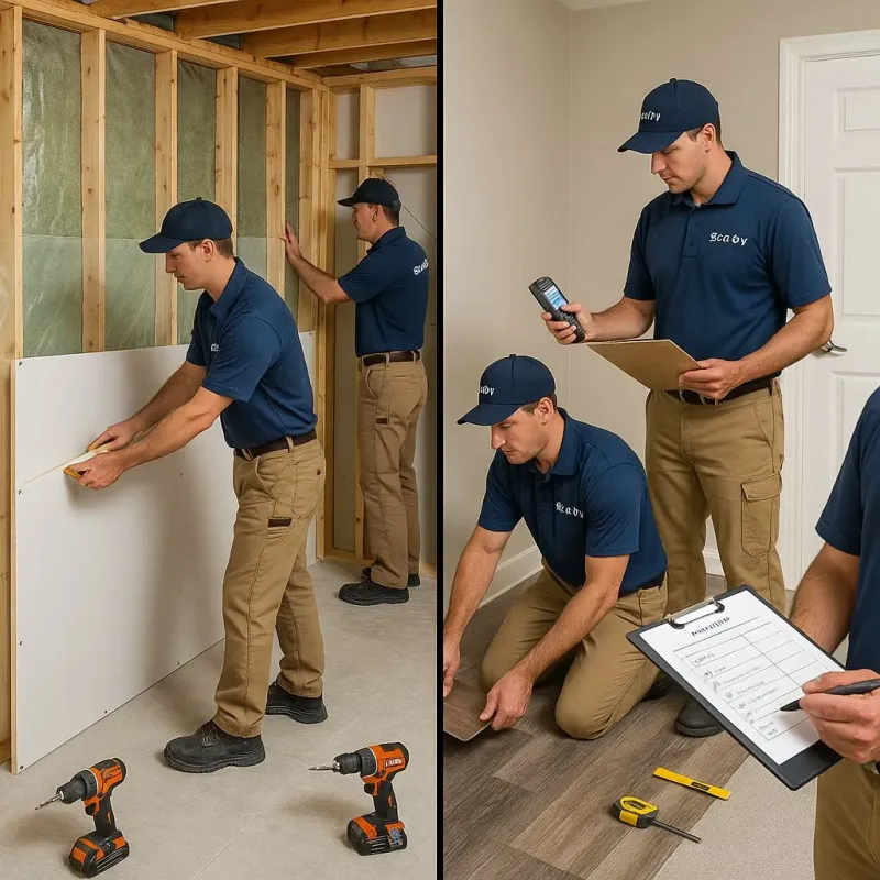 Repairs and Reconstruction process in Kingston, PA